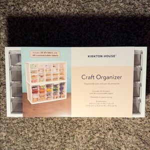 White Craft Organizer